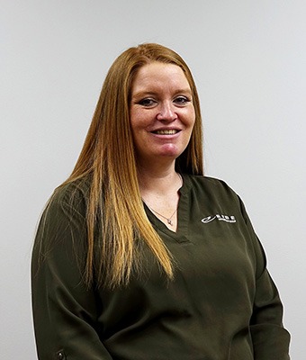 HR Manager Kayla Dobmeier in Office at Eide CDJR Pine City